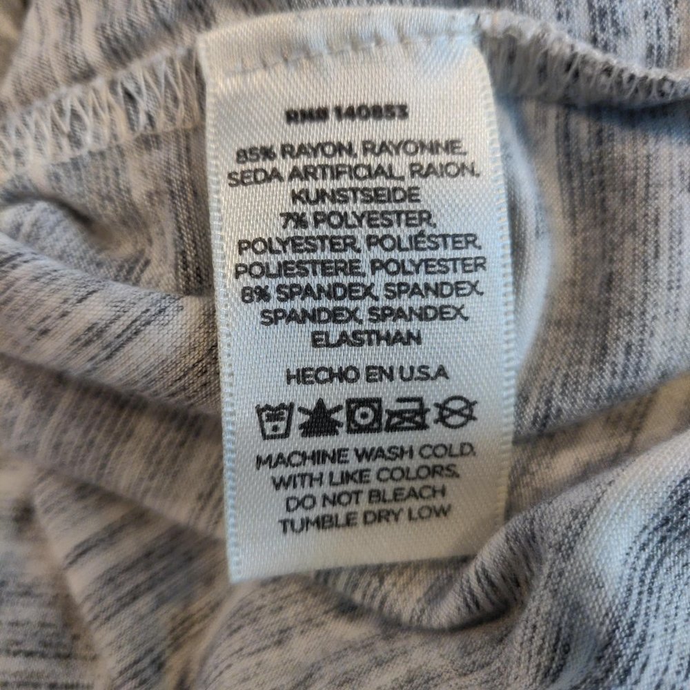 Maison Du Soir Womens Heathered Gray Edith Long S… - image 8